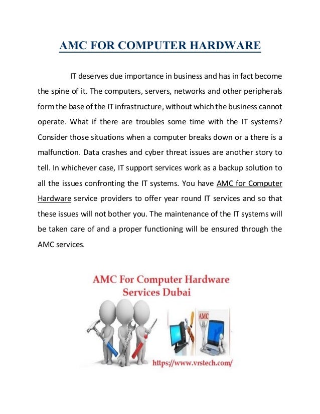 it amc dubai annual maintenance contract annual maintenance contract for it services
