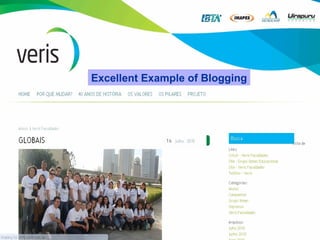 Excellent Example of Blogging 