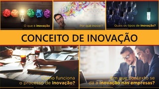 CONCEITO DE INOVAÇÃO
 