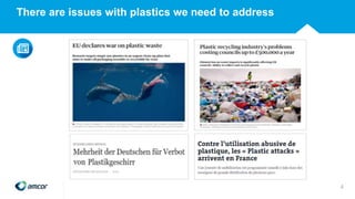 There are issues with plastics we need to address
4
 