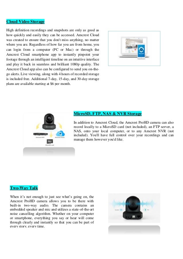 Amcrest 1080 p wifi video monitoring security wireless ip