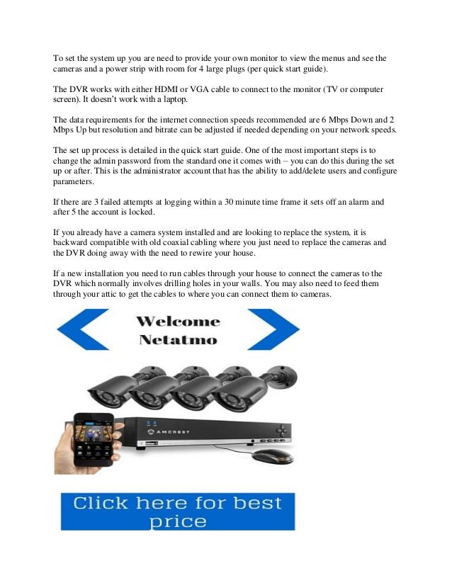 Amcrest 960H Video Security System Review