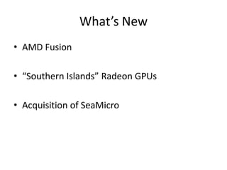 Amd southern islands best sale