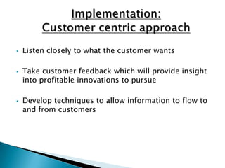 Implementation : Narrow the scope of the productFocus on competing where AMD is strong– the server market.
