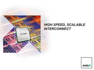 HIGH SPEED, SCALABLE
INTERCONNECT
 