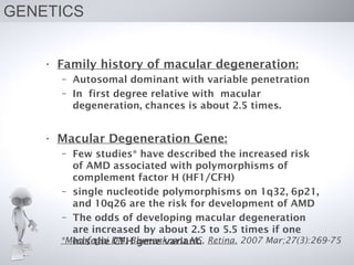 Age related macular degeneration | PPT