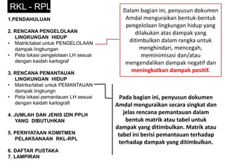 Matriks Rkl Rpl Amdal AMDAL.pptx