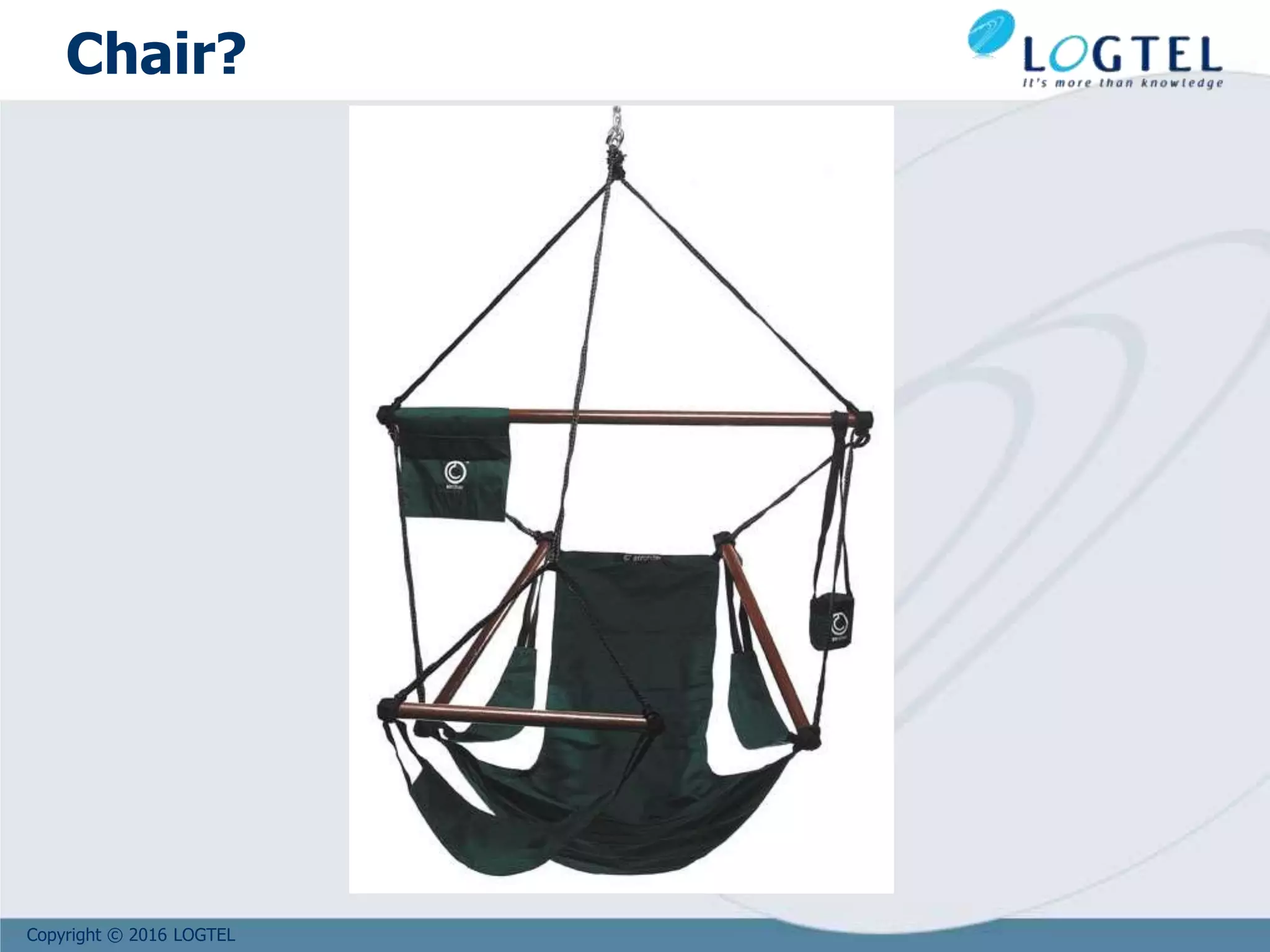 Copyright © 2016 LOGTEL
Chair?
 