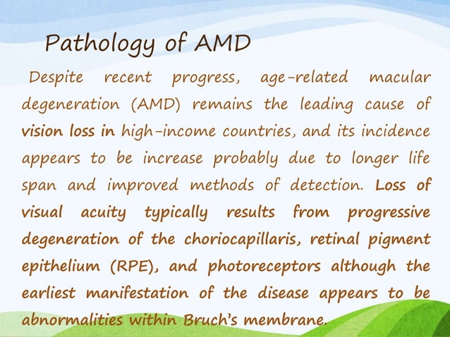 role of oct in diagnosis and ttt of AMD | PPTX