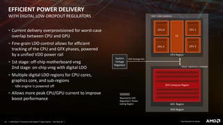 Raven Ridge Processors Delivering a new level of visual performance in an SoC AMD
