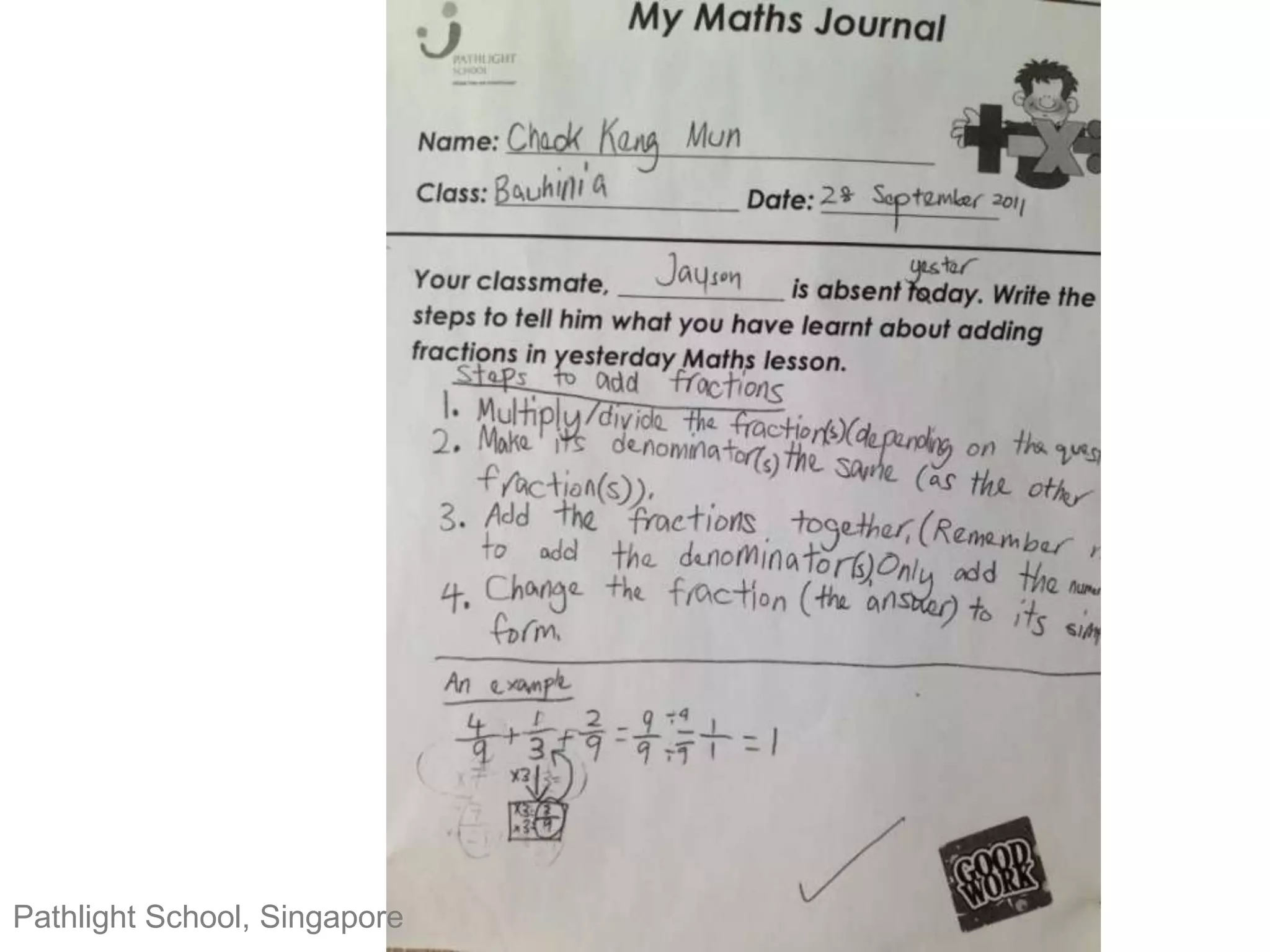 Pathlight School, Singapore
 