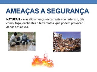 Ameaças e riscos da internet -Segurança da informação | PPTX