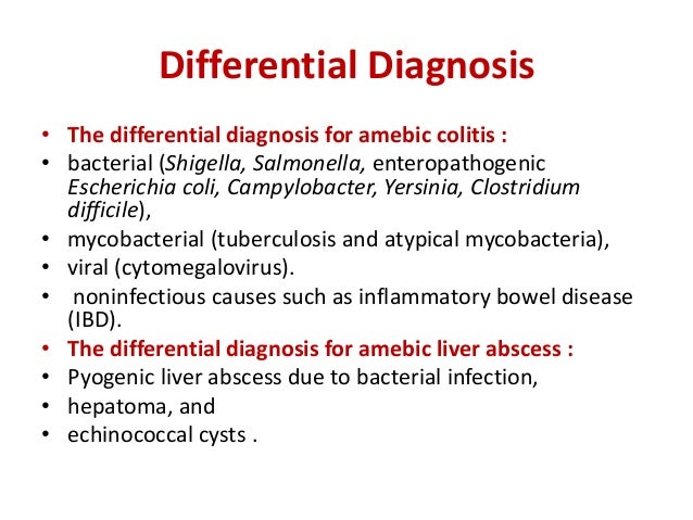 Amebiasis in children
