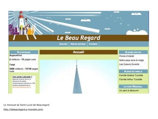 Le mensuel de Saint-Lucie-de-Beauregard

http://lebeauregard.e-monsite.com/
 
