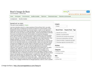 L’image de Bury: http://burysimagedebury.com/?lang=fr
 