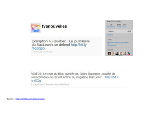 Source : http://twitter.com/tvanouvelles
 