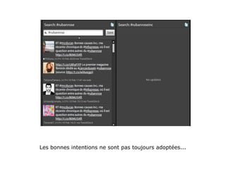 Les bonnes intentions ne sont pas toujours adoptées...
 