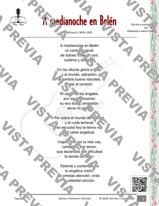 3
Salmos • Himnos • Cánticos © 2024, Ani-Ann | Cancionero
Edición y acordes por
Ani – Ann
Alabanzas a nuestro Dios
Navidad...