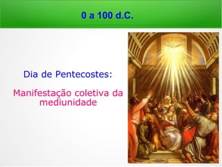 Ele replicou: 'Pai, eu te suplico, envia então
Lázaro até à casa de meu pai, pois tenho cin-
co irmãos; que leve a eles seu testemunho,
para que não venham eles também para este
lugar de tormento'. Abraão, porém, respon-
deu: 'Eles têm Moisés e os Profetas; que os
ouçam'. Disse ele: 'Não, pai Abraão, mas se
alguém dentre os mortos for procurá-los,
eles se arrependerão'. Mas Abraão lhe disse:
'Se não escutam nem a Moisés nem aos Pro-
fetas, mesmo que alguém ressuscite dos
mortos, não se convencerão.'"
0 a 100 d.C.
 