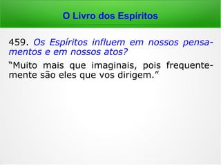 Codificação
No Vocabulário Espírita (LM, cap. 32), Kardec
dá os sinônimos dos termos mediunidade e
medianimidade, definindo-os com "a faculdade
dos médiuns". Quanto à palavra médium, ex-
plicita o seu significado como:
MÉDIUM. (do latim, médium, meio, interme-
diário). Pessoa que pode servir de inter-
mediário entre os Espíritos e os homens.
Na Revista Espírita 1858, Kardec, ao analisar
os conceitos de médium e de mediunidade, faz
notar que a palavra médium comporta duas
acepções distintas, que resumimos:
 