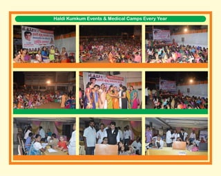 Haldi Kumkum Events & Medical Camps Every Year
 