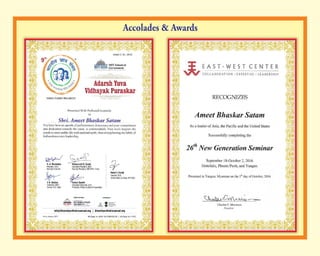 Accolades & Awards
 