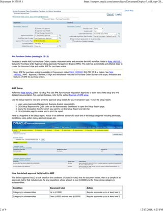 Ame how to diagnose issues with the default approver list in purchasing ...
