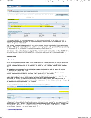 Ame how to diagnose issues with the default approver list in purchasing ...