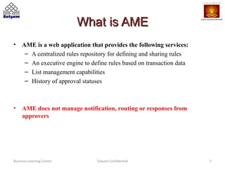Ame in oracle hrms | PPT