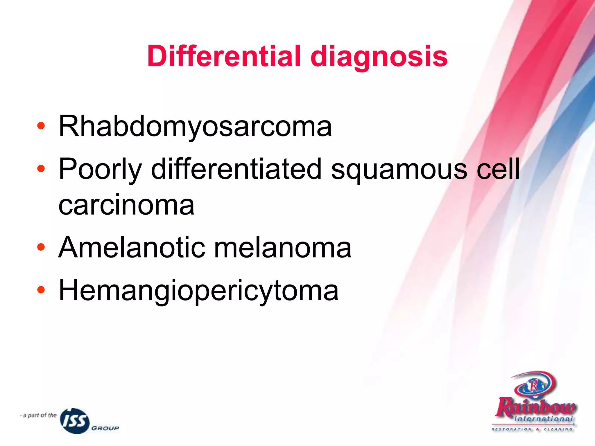 Amelanotic melanoma of the tongue | PPTX