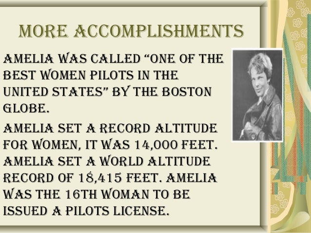 amelia earhart amelia earhart accomplishment