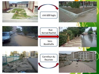 Free Powerpoint Template
Page 33
cité 600 logts
YhgRue
Kerrad Rachid
ZTVers
Boukhalfa
Carrefour du
fleuriste
 