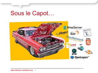 Sous le Capot…




BIBLIOTHÈQUE DE L'UNIVERSITÉ LAVAL   7
 