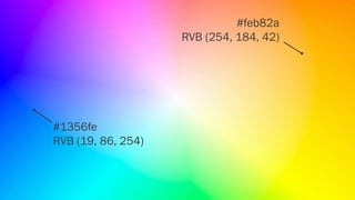 On représente les couleurs de façon circulaire.
 