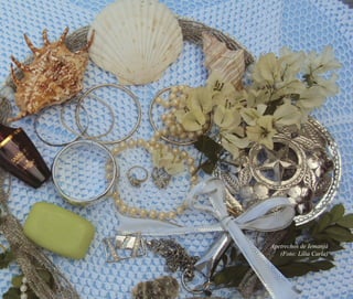 A memória do feminino no candomblé | 201
Apetrechos de Iemanjá
(Foto: Lília Carla)
Feminino no candomblé_miolo final.indd 201Feminino no candomblé_miolo final.indd 201 28/9/2010 17:39:2328/9/2010 17:39:23
 