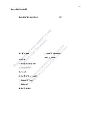 134
Amen-Ra’sSura.Vol.1
 