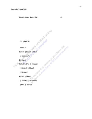 189
Amen-Ra’sSura.Vol.1
 