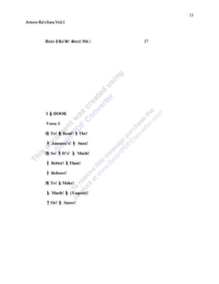 33
Amen-Ra’sSura.Vol.1
 