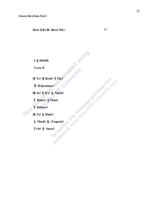 52
Amen-Ra’sSura.Vol.1
 