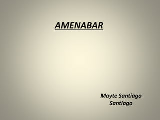 Amenabar (2).pptx(2)mayte y zela | PPT