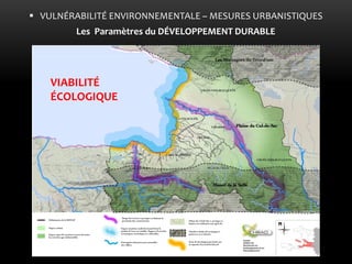 VIABILITÉ ÉCOLOGIQUE 
Les Paramètres du DÉVELOPPEMENT DURABLE 
VULNÉRABILITÉ ENVIRONNEMENTALE – MESURES URBANISTIQUES  