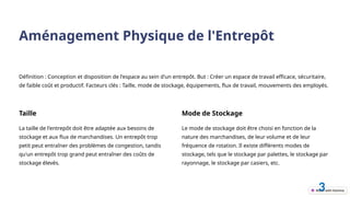 AMENAGEMENT ET ORGANISATION D’UN ENTREPÔT.pptx