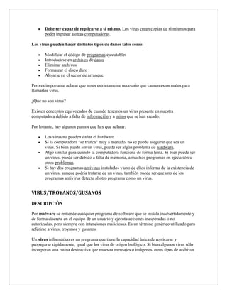 Amenazas para el computador