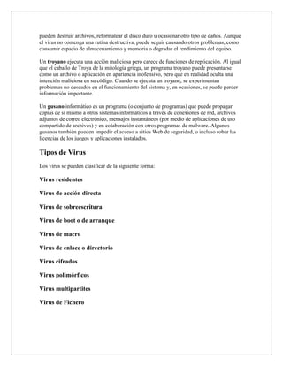 Amenazas para el computador