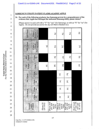 Case5:11-cv-01846-LHK Document1931 Filed08/24/12 Page17 of 20
 