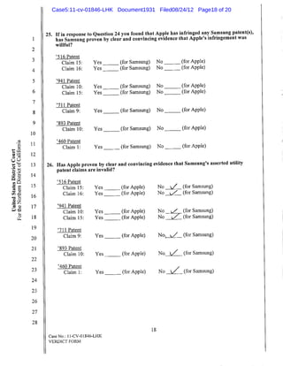 Case5:11-cv-01846-LHK Document1931 Filed08/24/12 Page18 of 20
 
