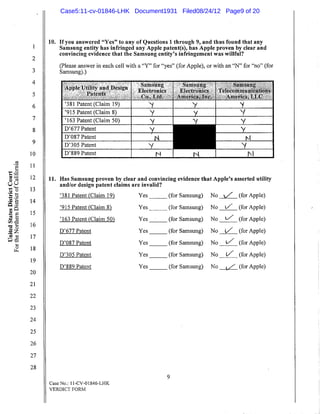 Case5:11-cv-01846-LHK Document1931 Filed08/24/12 Page9 of 20
 