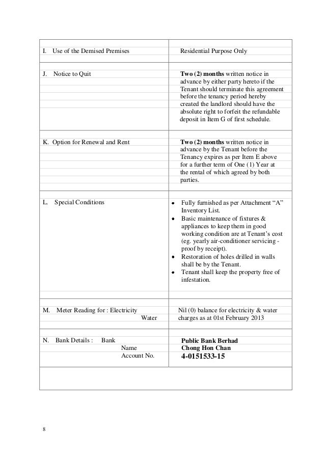 tenancy agreement termination letter sle malaysia amended tenancy agreement 2013 tenancy agreement termination letter sle malaysia amended tenancy agreement 2013