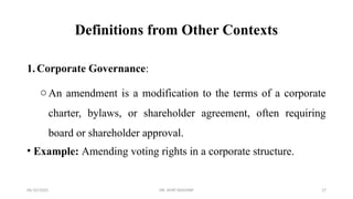 Constitutional Amendment: Meaning, Definition, Types, and Comparative ...