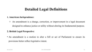 Constitutional Amendment: Meaning, Definition, Types, and Comparative ...